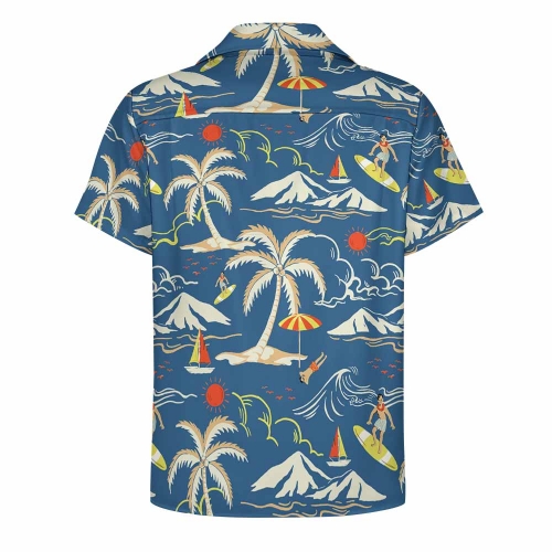 Men's Cuban Collar Shirt (AY006)