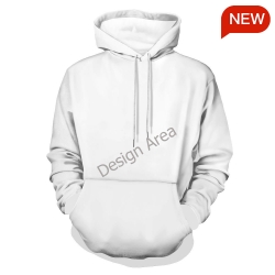 Loose Fit All-Over Print Hoodie for Adults