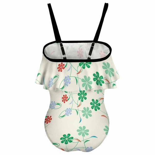 Children's Off-shoulder Swimsuit (NT045)