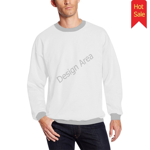 All Over Print Crewneck Sweatshirt for Men (Model H18)