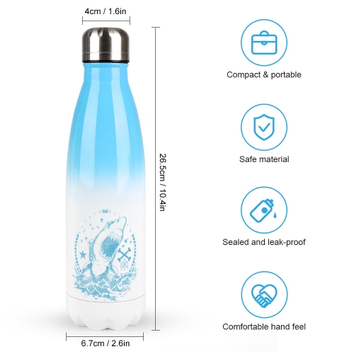 Gradient Stainless Steel Cola Water Bottle