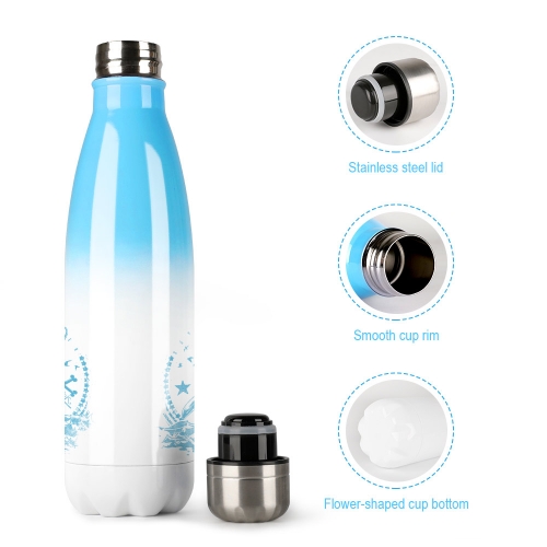 Gradient Stainless Steel Cola Water Bottle