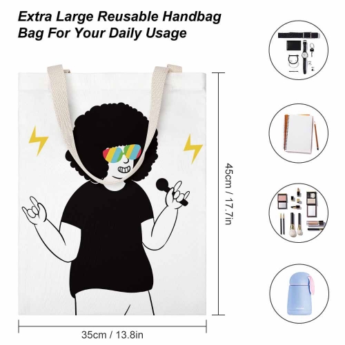 Canvas Tote Bag-35x45CM (One-Sided Print)