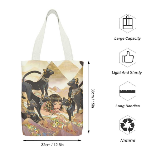 Canvas Tote Bag-32x38CM (One-Sided Print)