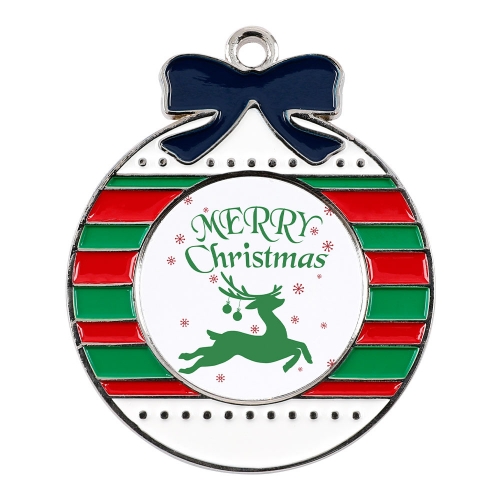 Christmas Aluminum Ornament-Circular