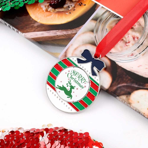 Christmas Aluminum Ornament-Circular