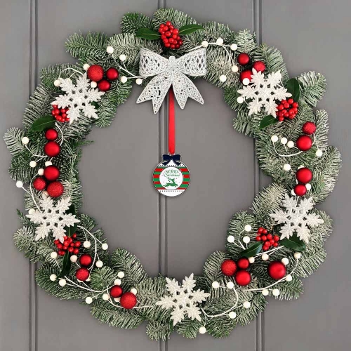 Christmas Aluminum Ornament-Circular