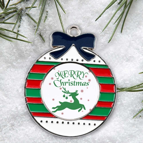 Christmas Aluminum Ornament-Circular