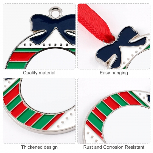 Christmas Aluminum Ornament-Circular