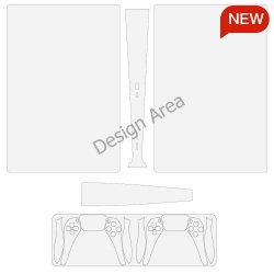 PS5 Game Console Sticker (Digital Version)