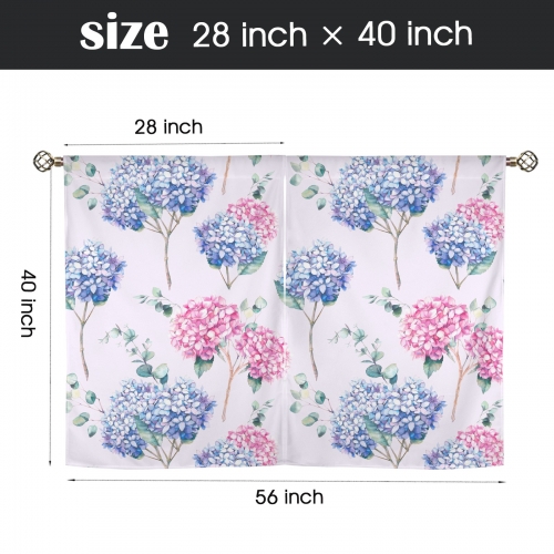 Window Curtain 28"x40" (2-Piece)
