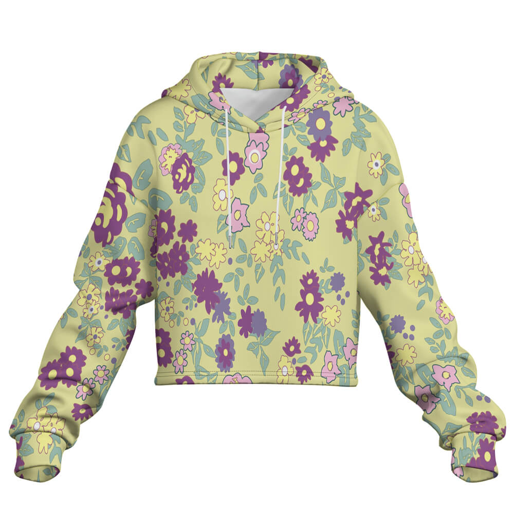 All-Over Print Women's Crop Top Hoodie main image 0