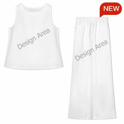 Chiffon Sleeveless Top and Pants Set