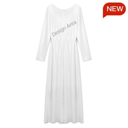 Women's Round Neck Long Sleeve Jumpsuit
