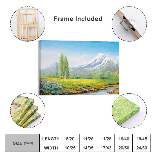 Frame Canvas Print 17"x11" (Horizontal)