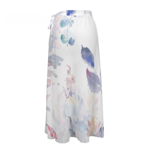 Women's Long Knot Side Cover Up