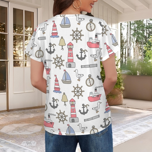 Women's Crewneck Short Sleeve T-Shirt