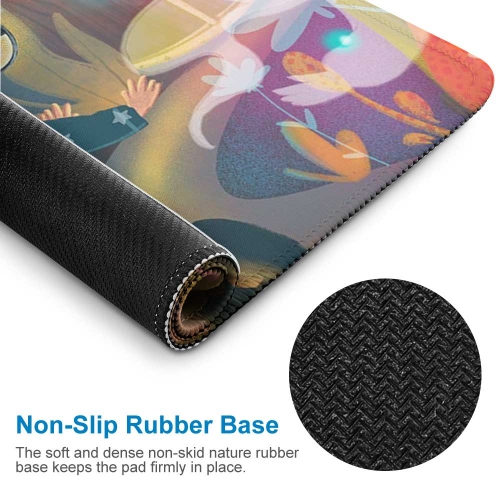 Mouse Pad 7.9"×9.4" (Stitched Edge)