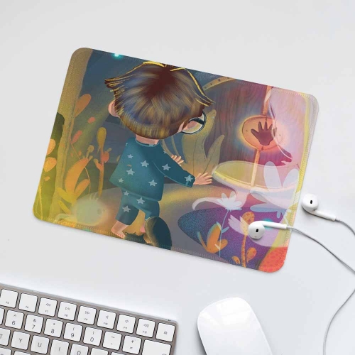 Mouse Pad 7.9"×9.4" (Stitched Edge)