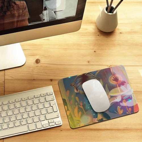Mouse Pad 7.9"×9.4" (Stitched Edge)