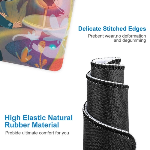 Mouse Pad 7.9"×9.4" (Stitched Edge)