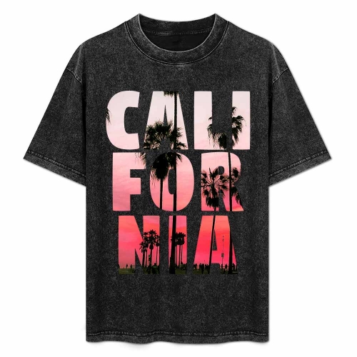 Vintage Wash Tee – Front Side Print (USA)