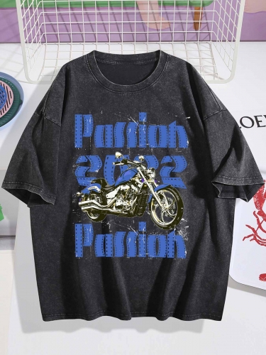 Vintage Wash Tee – Front & Back Print (USA)
