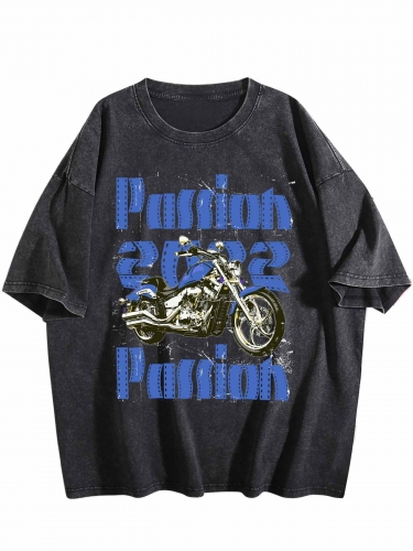 Vintage Wash Tee – Front & Back Print (USA)