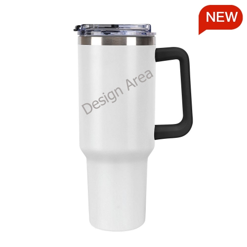 40oz Tumbler with Multi-Color Handle
