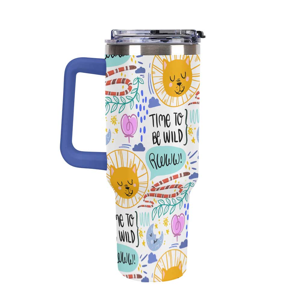 Audrey Tumbler White/Multi - 40 oz