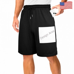 Men's Casual Shorts (Front-Left Printing)