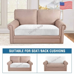 Sofa Cushion Cover (50x27.5x8 inch)