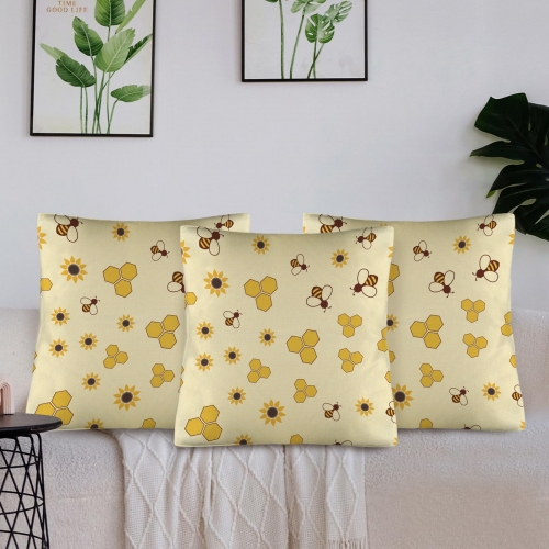 Linen Pillow Case 18x18inch (Set of 3)