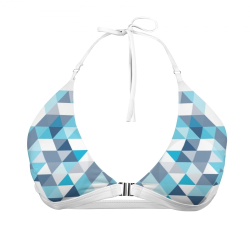 Buckle Front Halter Bikini Top (Model S08)