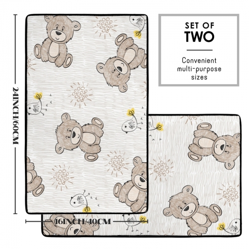 Floor Mat 90x61cm (2-Pack)
