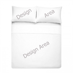 4-Piece Bedding Set with Blank Fitted Sheet 59x82.7inch