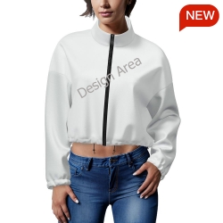 Women's Cropped Fleece Jacket