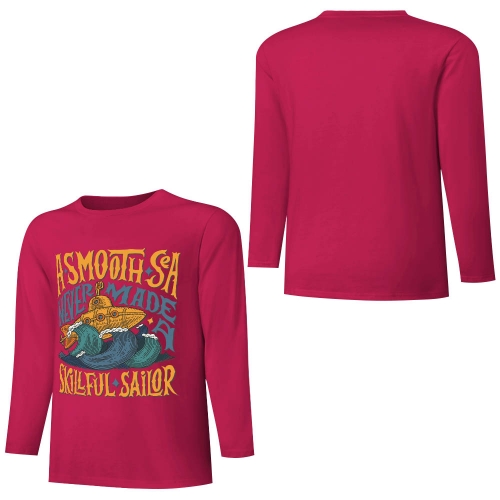 Cotton Long Sleeve T-Shirt (Front Printing)