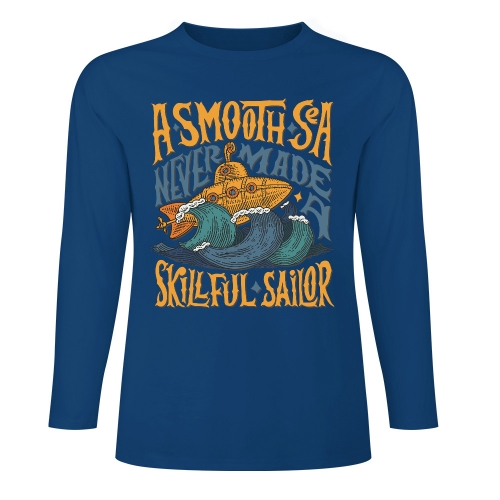 Cotton Long Sleeve T-Shirt (Front Printing)