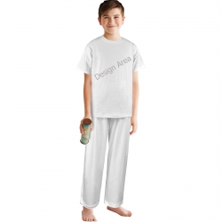 Big Boys' Crew Neck Pajama Set