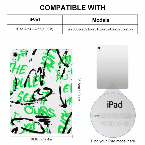 Protective Case for iPad Air 5/Air 4 (10.9-inch)/iPad Pro 2018 (11-inch)