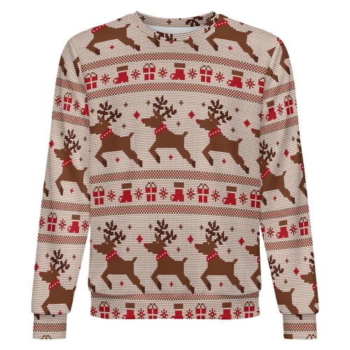 Men's All Over Print Sweater