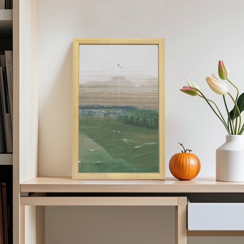 Natural Wood Framed Art Print 12×18inch
