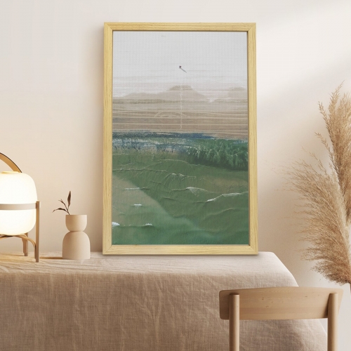 Natural Wood Framed Art Print 16×24inch