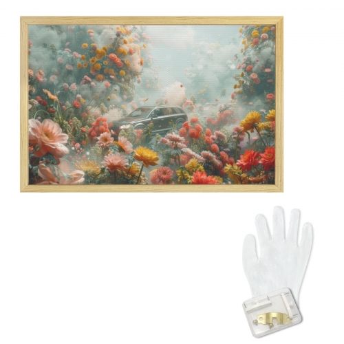 Natural Wood Framed Art Print 30×20inch