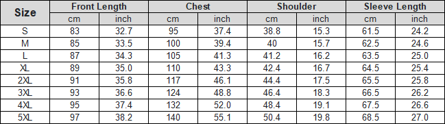 Kali China Turtleneck Lantern Sleeve Dress size chart