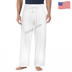Men's Drawstring Pajama Trousers Without Pockets