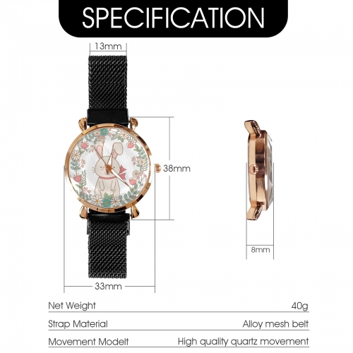 Women's Magnetic Buckle Strap Watch
