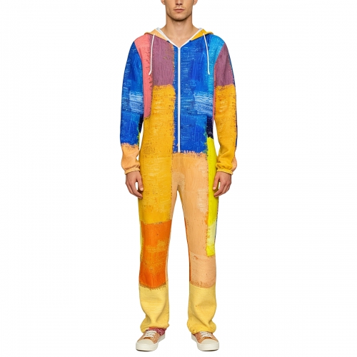 Men's Hooded Jumpsuit