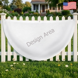 Semi Circle Flag 47x23.6inch
